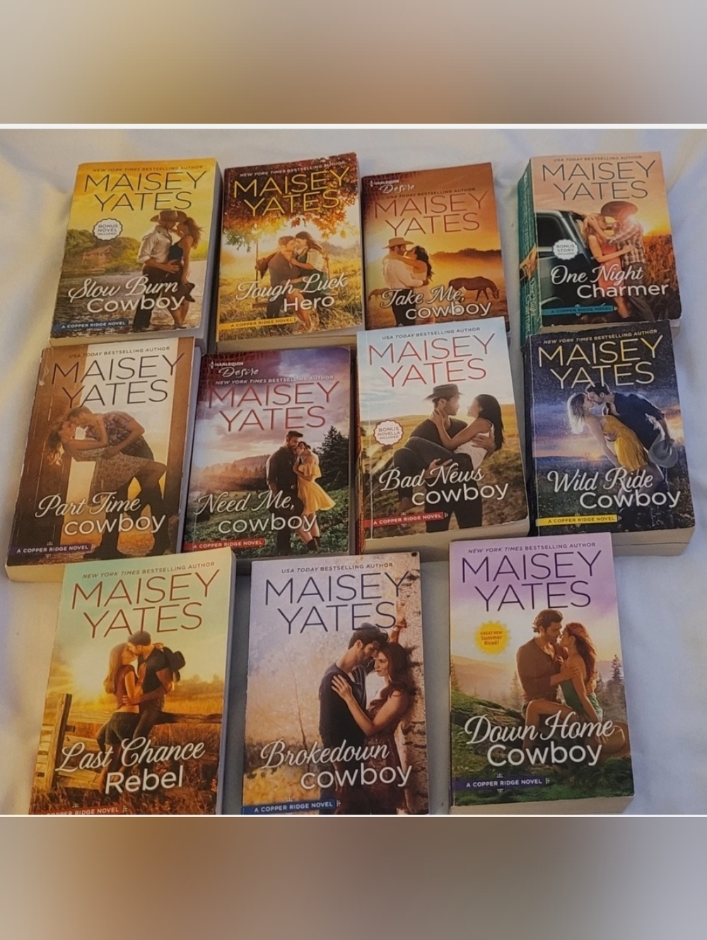 (11) Maisey Yates Copper Ridge series novels Western, lot